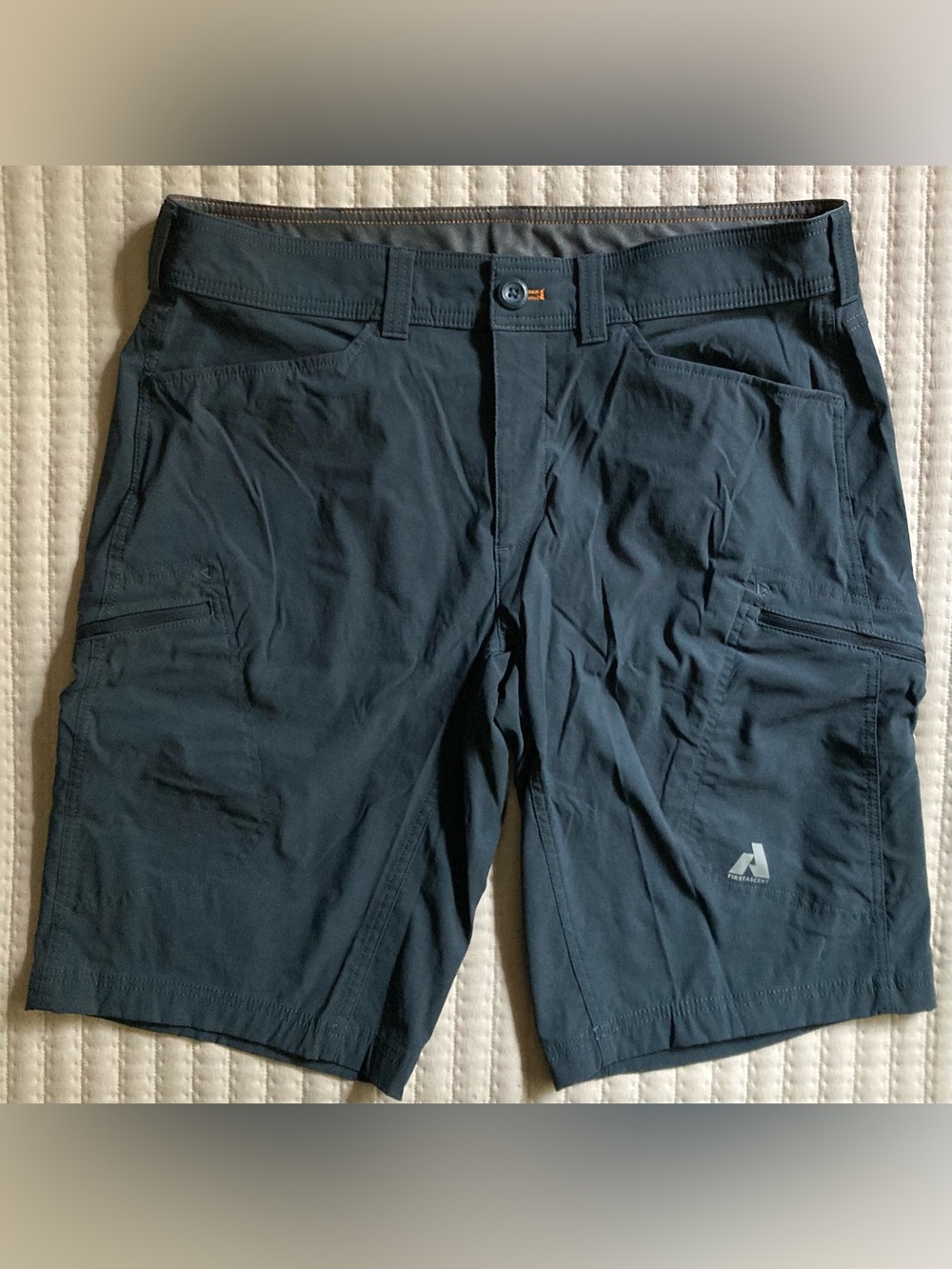 Eddie Bauer First Ascent Guide Pro 2.0 Shorts Men’s 36 12” Gray Cargo Hiking